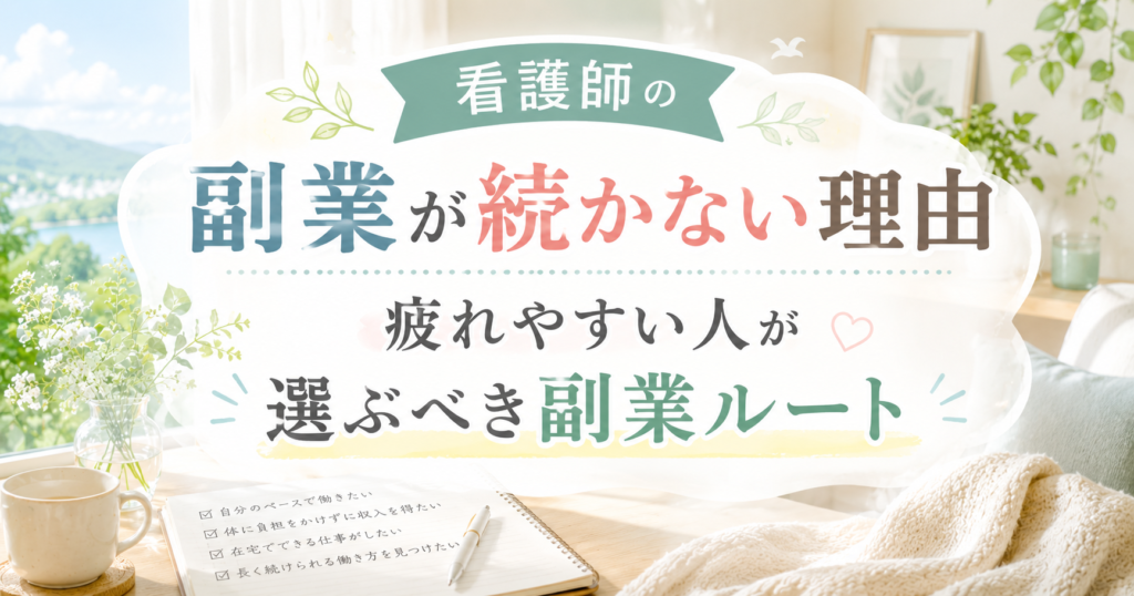 看護師　続かない　アイキャッチ